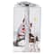 Lighted and Musical Santa Snowing Gift Box with Ribbon Christmas Decoration - 12"
